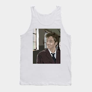 10th Doctor fanart Tank Top